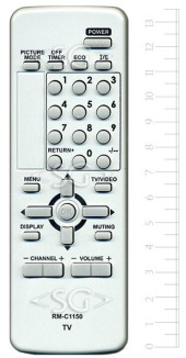 Пульт дистанционного управления для JVC RM-C1150 Пульт дистанционного управления для JVC RM-C1150