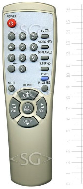 Пульт дистанционного управления для SAMSUNG 00198F белый (-104D,-104E,-104J,00198D,-198E) Пульт дистанционного управления для SAMSUNG 00198F белый (-104D,-104E,-104J,00198D,-198E)