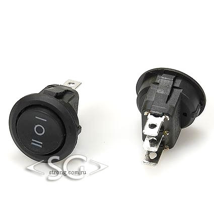 Переключатель KCD1-202/D A2K 6A 3pin BLACK Переключатель KCD1-202/D A2K 6A 3pin BLACK