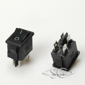 Переключатель RS-601D (KCD1-104BO0111KKA с другими размерами) 6A 4pin BLACK Переключатель RS-601D (KCD1-104BO0111KKA с другими размерами) 6A 4pin BLACK