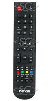 Пульт дистанционного управления для DEXP JKT-106B-2 (GCBLTV70A-C35 , D7-RC)/HYUNDAI/ORION/FUSION/SUPRA с марк. DEXP под ориг, Пульт дистанционного управления для DEXP JKT-106B-2 (GCBLTV70A-C35 , D7-RC)/HYUNDAI/ORION/FUSION/SUPRA с марк. DEXP под ориг,