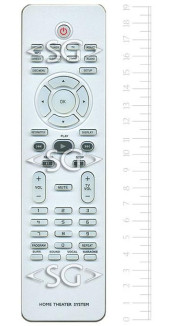 Пульт дистанционного управления для PHILIPS 2422 5490 0902   home theater system (HTS3100,3325) karaoke,mp3, белый