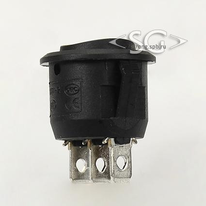 Переключатель KCD1-106 (KCD1-106103O71KKA) 6A 3pin BLACK Переключатель KCD1-106 (KCD1-106103O71KKA) 6A 3pin BLACK
