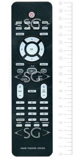 Пульт дистанционного управления для PHILIPS 2422 5490 0902   home theater system (HTS3100,3325) karaoke,mp3, чёрный