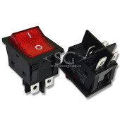 Переключатель KCD4-JK-201 (KCD4-JK-201N11CRKA) 25A 4pin RED light Переключатель KCD4-JK-201 (KCD4-JK-201N11CRKA) 25A 4pin RED light