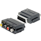 Переходник SCART-4 гнезда RCA Переходник SCART-4 гнезда RCA
