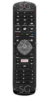 Пульт дистанционного управления для PHILIPS 996596001555 (HOF16H303GPD24, 398GR08BEPHN11HL) NETFLIX tv 55PUS6401 и др Пульт дистанционного управления для PHILIPS 996596001555 (HOF16H303GPD24, 398GR08BEPHN11HL) NETFLIX tv 55PUS6401 и др
