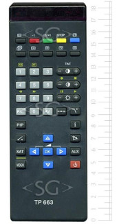 Пульт дистанционного управления для GRUNDIG TP-663 Пульт дистанционного управления для GRUNDIG TP-663