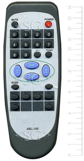 Пульт дистанционного управления для SITRONICS ABL-105 /AKAI Пульт дистанционного управления для SITRONICS ABL-105 /AKAI