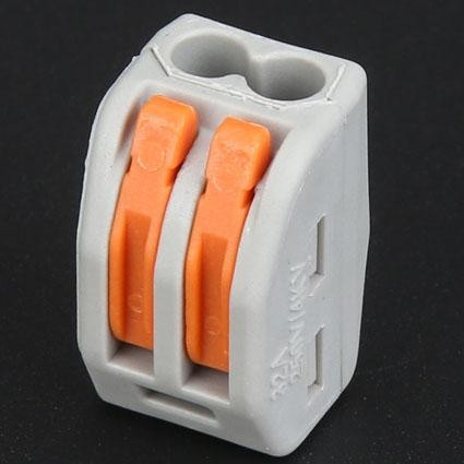 Соединитель клеммный PCT-212 (аналог WAGO 222-412) 2 контакта