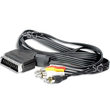 Шнур SCART-4*RCA  1,5 м