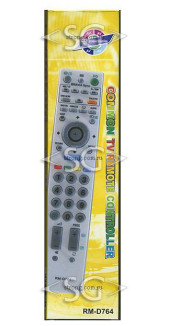 Пульт дистанционного управления для SONY universal RM-D764 (корпус типа RM-ED011W lcd белый) в коробке Пульт дистанционного управления для SONY universal RM-D764 (корпус типа RM-ED011W lcd белый) в коробке