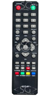 Пульт дистанционного управления для SUPRA SDT-91 dvb-t2 Пульт дистанционного управления для SUPRA SDT-91 dvb-t2