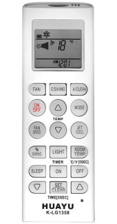 Пульт дистанционного управления универсальный для AIR CONDITIONER LG K-LG1358 (для всех LG в фирменном корпусе)(блистер) Пульт дистанционного управления универсальный для AIR CONDITIONER LG K-LG1358 (для всех LG в фирменном корпусе)(блистер)