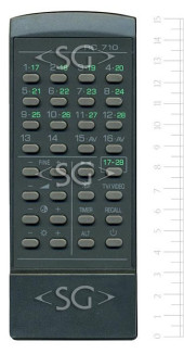 Пульт дистанционного управления для SANYO RC-700 (RC710) Пульт дистанционного управления для SANYO RC-700 (RC710)