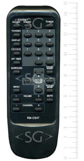 Пульт дистанционного управления для JVC RM-C547 Пульт дистанционного управления для JVC RM-C547