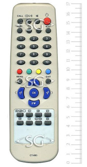 Пульт дистанционного управления для TOSHIBA CT-893 (-889, -90297) Пульт дистанционного управления для TOSHIBA CT-893 (-889, -90297)