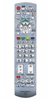 Пульт дистанционного управления для PANASONIC N2QAYB000572 3D VIERA Пульт дистанционного управления для PANASONIC N2QAYB000572 3D VIERA