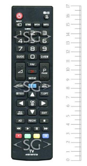 Пульт дистанционного управления для LG AKB73975729 (= AKB73975761) 3D, SMART Пульт дистанционного управления для LG AKB73975729 (= AKB73975761) 3D, SMART
