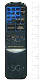 Пульт дистанционного управления для FUNAI TV-2000 MK 7,8 20key Пульт дистанционного управления для FUNAI TV-2000 MK 7,8 20key