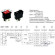 Переключатель KCD1-104B ( KCD1-104BN0111BKA) (маркировка KCD8) 6A 4pin BLUE light