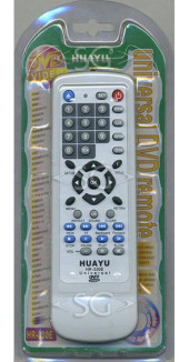 Пульт дистанционного управления универсальный для DVD  (ввод кода) HR-330E (блистер)