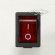 Переключатель KCD1-104B (KCD1-104BN0111RKA) 6A 4pin RED light