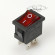 Переключатель KCD1-104B (KCD1-104BN0111RKA) 6A 4pin RED light
