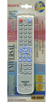 Пульт дистанционного управления универсальный для DVD (ввод кода) HR-D605 (копус типа DAEWOO DV-1350S) блистер