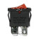 Переключатель KCD1-104B (KCD1-104BO0111RKA) матовый 6A 4pin RED