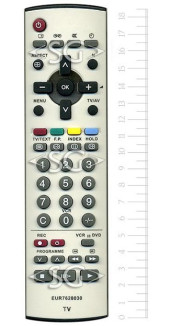 Пульт дистанционного управления для PANASONIC EUR7628030 (EUR7628030AR) Пульт дистанционного управления для PANASONIC EUR7628030 (EUR7628030AR)