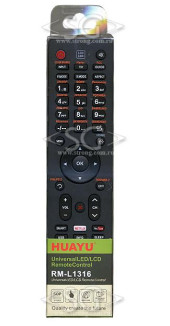 Пульт дистанционного управления универсальный для TV(мульти бренд) RM-L1316(корпус типа SUPRA HOF14H536GPD5).блистер Пульт дистанционного управления универсальный для TV(мульти бренд) RM-L1316(корпус типа SUPRA HOF14H536GPD5).блистер