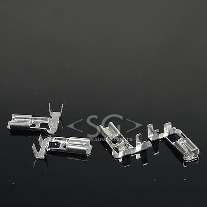 Наконечник кабельный (разъем ножевой «мама» под обжим, угловой) DJ6211-J4.8A