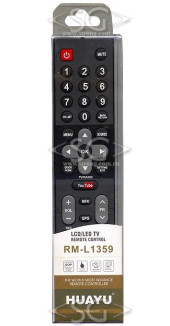 Пульт дистанционного управления для SUPRA/GOLDSTAR/AIWA/HARPER universal RM-L1359(корпус типа JH-16440 пер.3-х кодов)блистер Пульт дистанционного управления для SUPRA/GOLDSTAR/AIWA/HARPER universal RM-L1359(корпус типа JH-16440 пер.3-х кодов)блистер