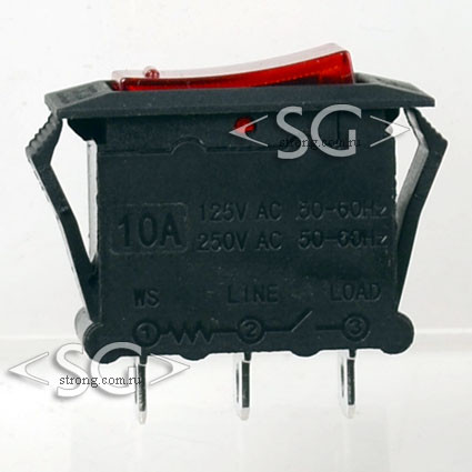 Автоматический предохранитель-выключатель ST-001 10A (10А, 250V)