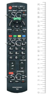 Пульт дистанционного управления для PANASONIC N2QAYB000487 (SD CARD) /N2QAYB000490, N2QAYB000504,N2QAYB000489 Пульт дистанционного управления для PANASONIC N2QAYB000487 (SD CARD) /N2QAYB000490, N2QAYB000504,N2QAYB000489