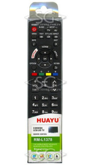 Пульт дистанционного управления для PANASONIC universal RM-L1378(корпус типа N2QAYB001009 NETFLIX, HEXA BOOST, MY APP) (блистер)