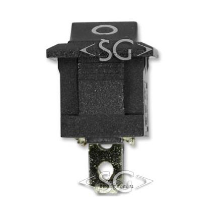 Переключатель KCD1-FP (KCD1-FP10111KKA, KCD1-101 2 pin) 6A 2pin BLACK