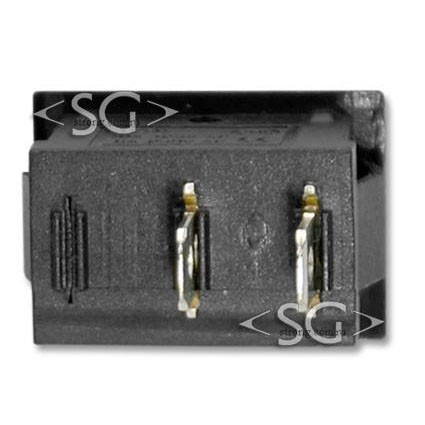 Переключатель KCD1-FP (KCD1-FP10111KKA, KCD1-101 2 pin) 6A 2pin BLACK