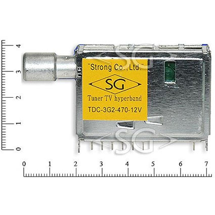 Тюнер TDC-3G2-470-12V (BM-12V,TUP1100) 7pin,+12V Тюнер TDC-3G2-470-12V (BM-12V,TUP1100) 7pin,+12V