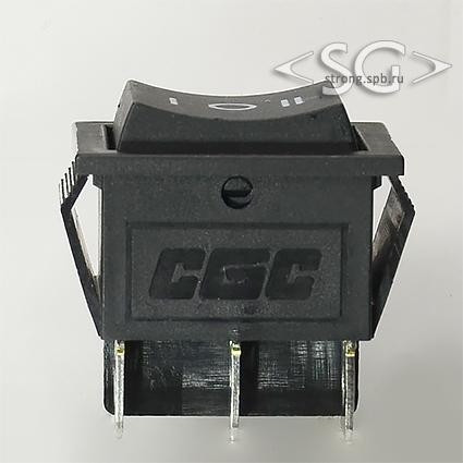 Переключатель KCD4-203 (KCD4-203O71CKKA) 15A 6pin BLACK