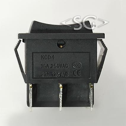 Переключатель KCD4-203 (KCD4-203O71CKKA) 15A 6pin BLACK