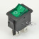 Переключатель KCD1-104B (KCD1-104BN0111GKA) (маркировка KCD8) 6A 4pin GREEN light