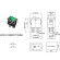 Переключатель KCD1-104B (KCD1-104BN0111GKA) (маркировка KCD8) 6A 4pin GREEN light