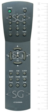 Пульт дистанционного управления для LG 6710V00008A без крышки (ic) Пульт дистанционного управления для LG 6710V00008A без крышки (ic)
