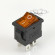 Переключатель KCD1-104B (KCD1-104BN0111YBA) (маркировка KCD8) 6A 4pin YELLOW  light