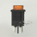 Переключатель KCD1-104B (KCD1-104BN0111YBA) (маркировка KCD8) 6A 4pin YELLOW  light