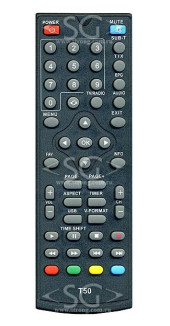 Пульт дистанционного управления для SELENGA T50 (DVB-T2) Пульт дистанционного управления для SELENGA T50 (DVB-T2)