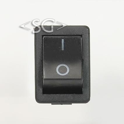 Переключатель KCD1-104B (KCD1-104BO0111KKA) (маркировка KCD6) 6A 4pin BLACK