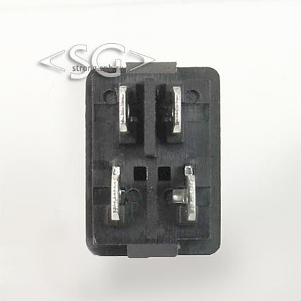 Переключатель KCD1-104B (KCD1-104BO0111KKA) (маркировка KCD6) 6A 4pin BLACK